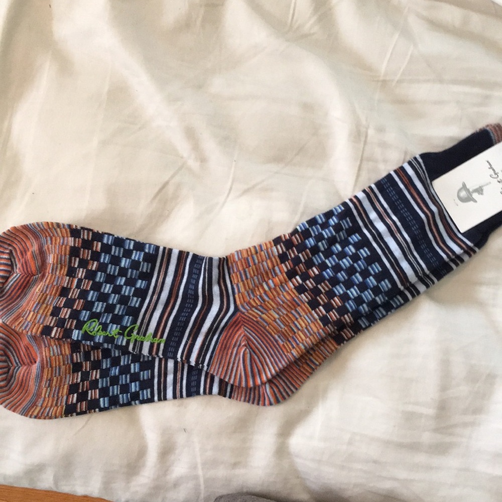 Robert Graham patterned socks